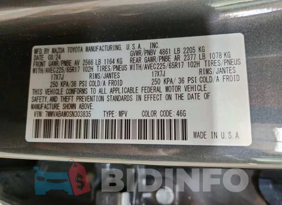 7MMVABAM0SN303835 Photo# 13