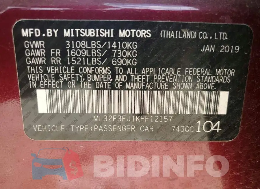 ML32F3FJ1KHF12157 Photo# 12