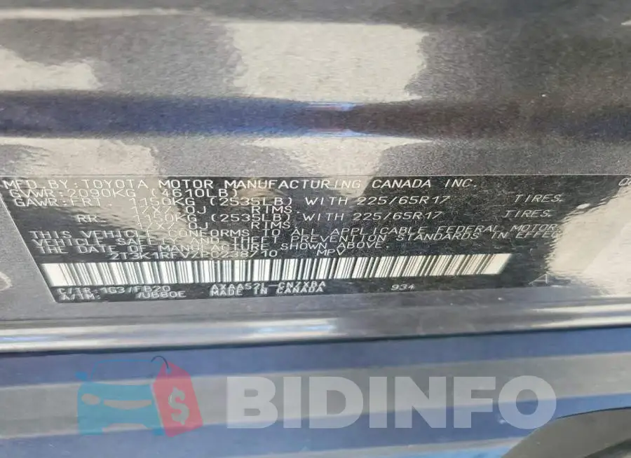 2T3K1RFV7PC238710 Photo# 12