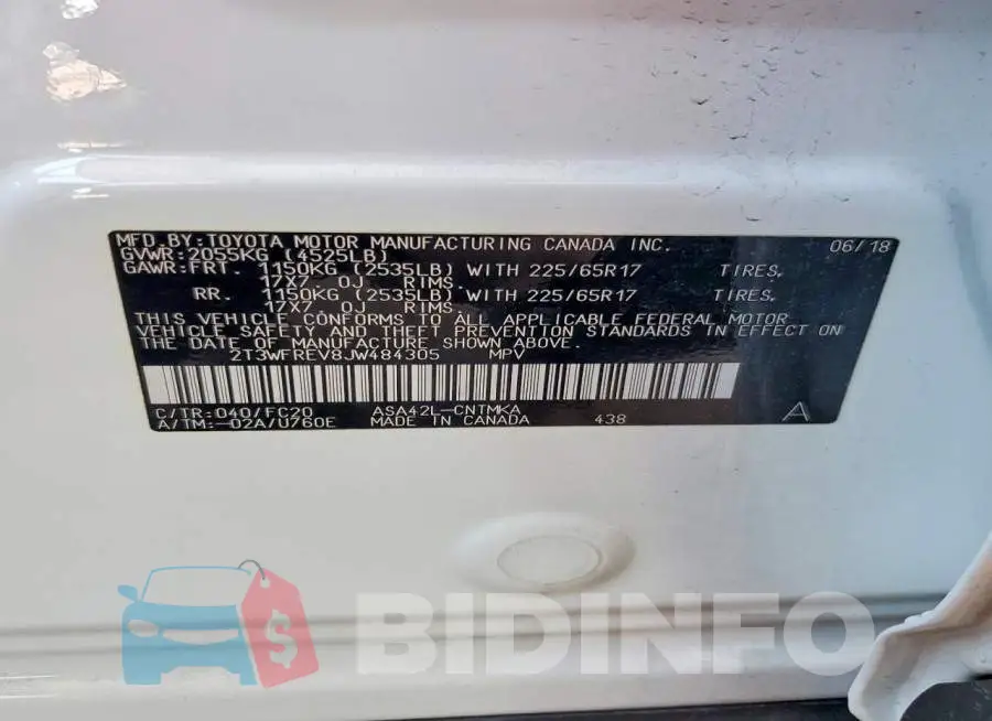 2T3WFREV8JW484305 Photo# 13