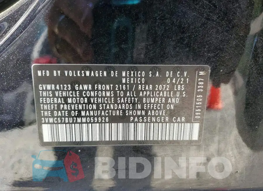 3VWC57BU7MM059926 Photo# 12