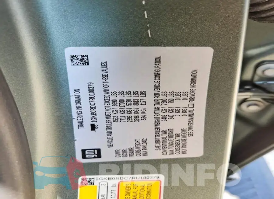 1GKB0RDC7RU100379 Photo# 12