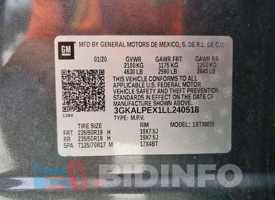 3GKALPEX1LL240518 Photo# 12