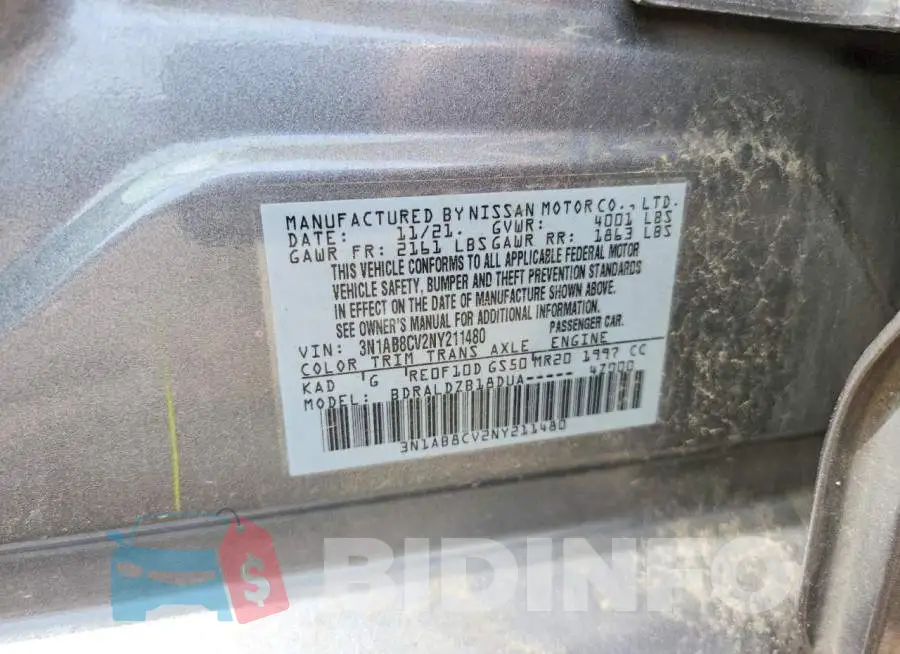 3N1AB8CV2NY211480 Photo# 12