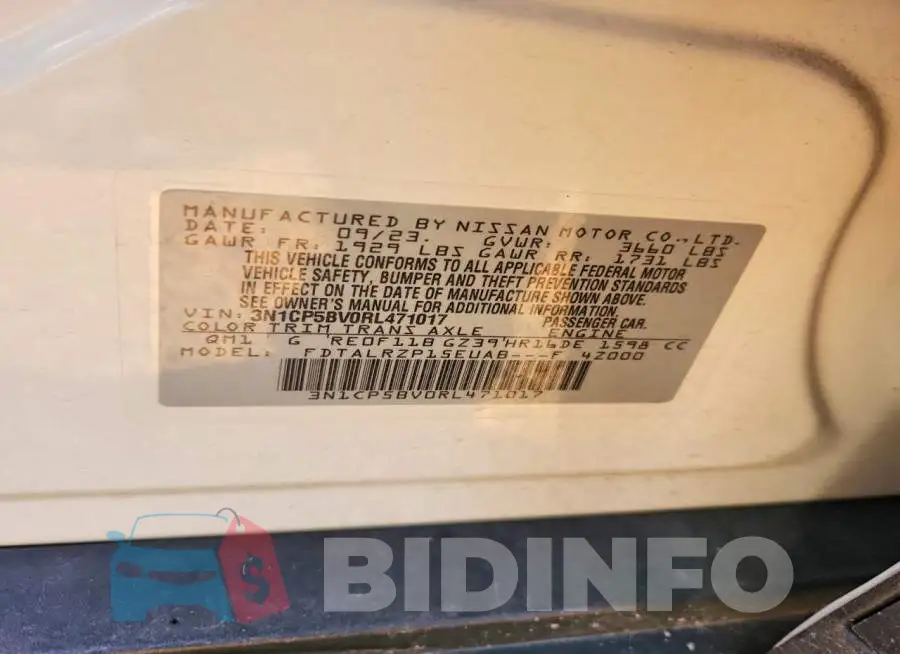 3N1CP5BV0RL471017 Photo# 12