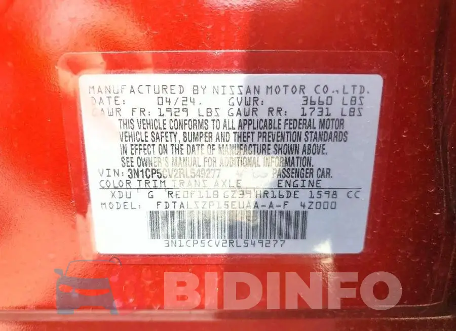 3N1CP5CV2RL549277 Photo# 13