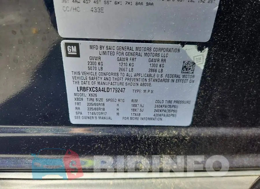 LRBFXCSA4LD179247 Photo# 13