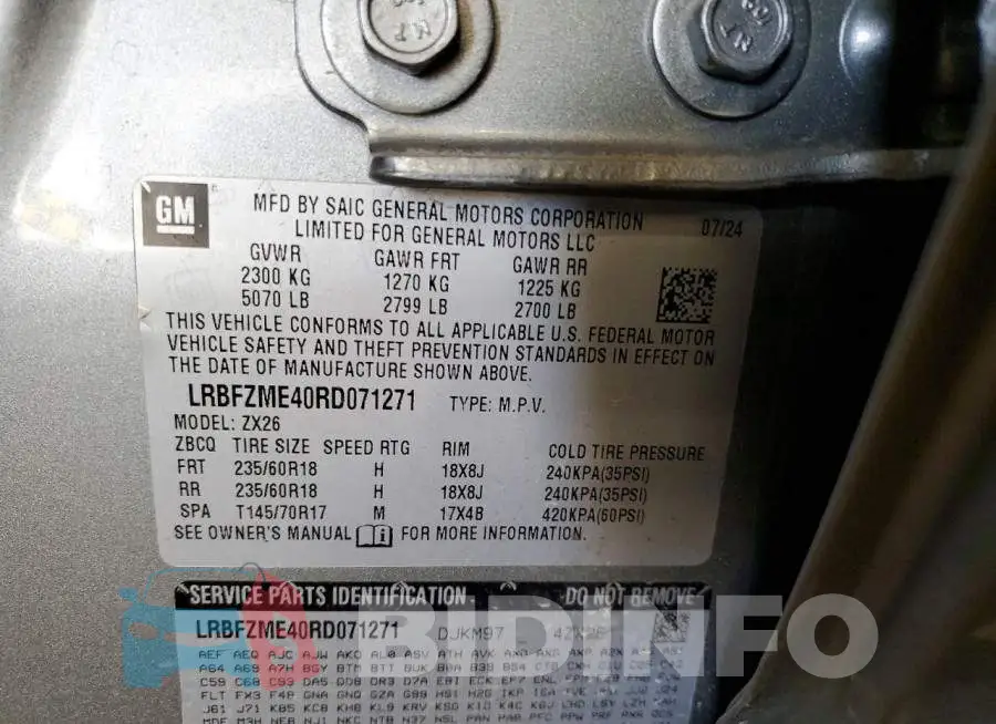 LRBFZME40RD071271 Photo# 13