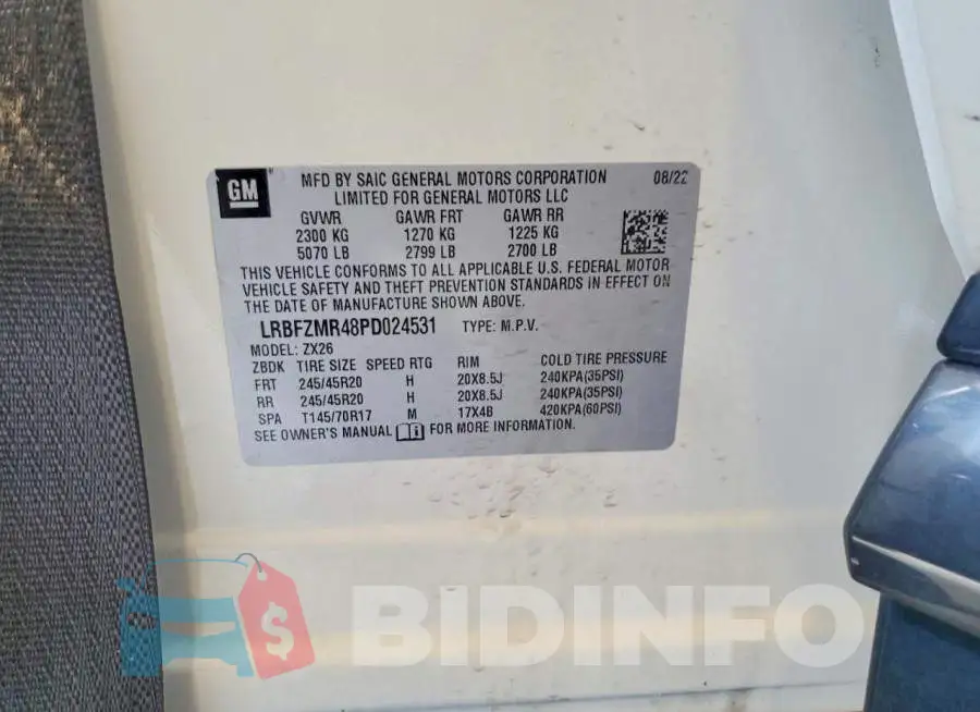 LRBFZMR48PD024531 Photo# 13
