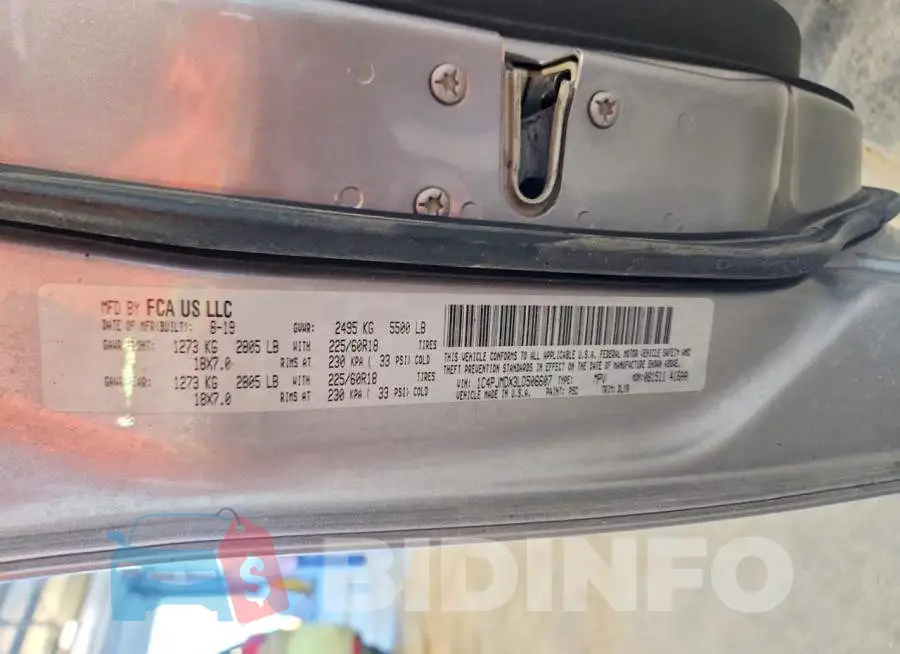 1C4PJMDX3LD506607 Photo# 13