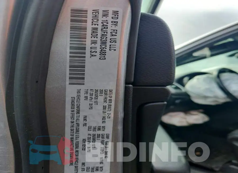 1C4RJFAG3MC648813 Photo# 13