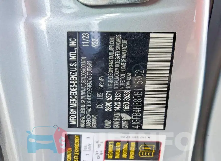 4JGFB4FB8RB115902 Photo# 13