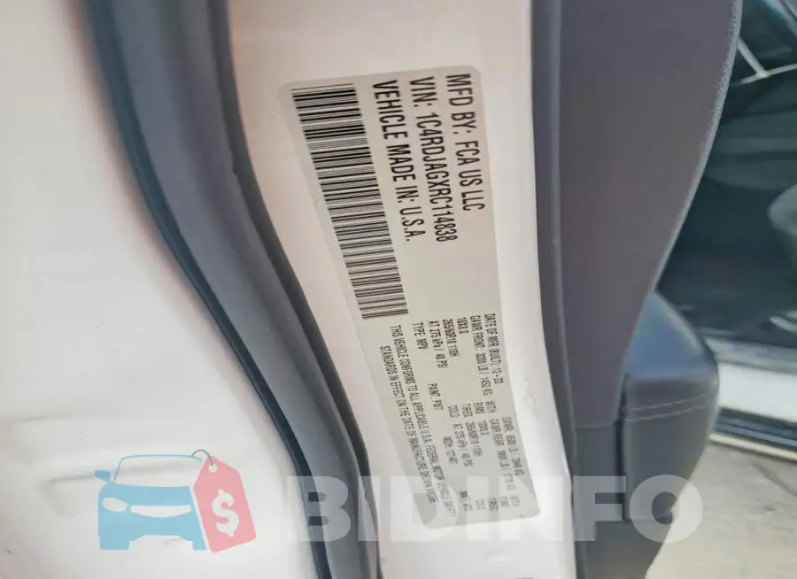 1C4RDJAGXRC114838 Photo# 13