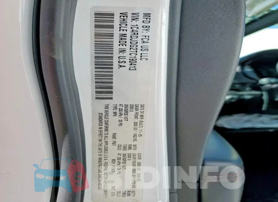 1C4RDJDG2TC190413 Photo# 14
