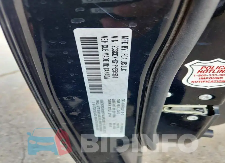 2C3CDXHG1PH554508 Photo# 12