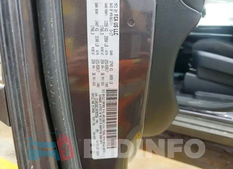 2C4RDGBG1HR787556 Photo# 13