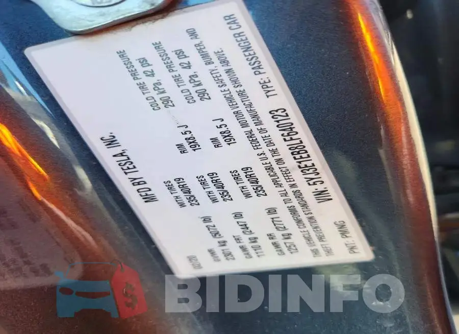 5YJ3E1EB8LF640123 Photo# 12