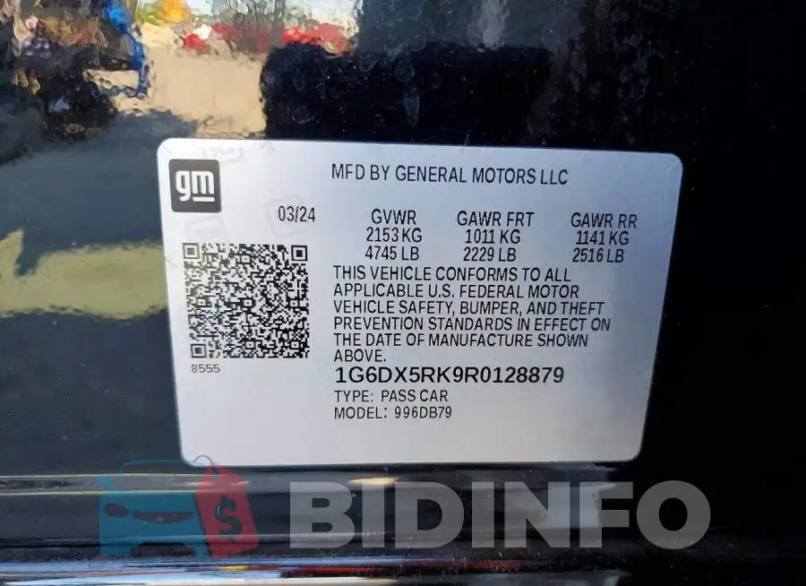 1G6DX5RK9R0128879 Photo# 12