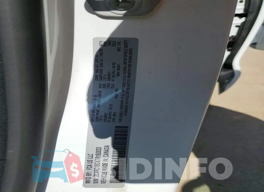 2C4RC1BGXTR160833 Photo# 14