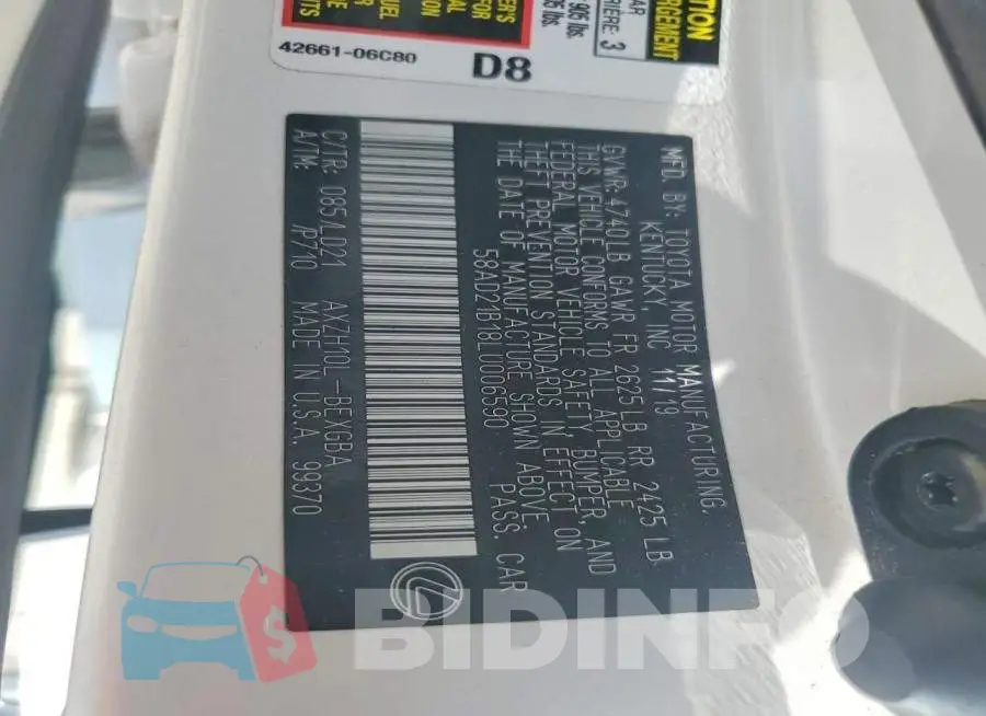 58AD21B18LU006590 Photo# 12