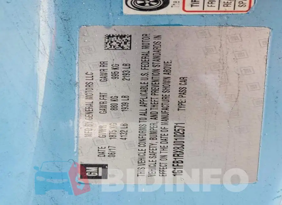 1G1FB1RX8J0102571 Photo# 13