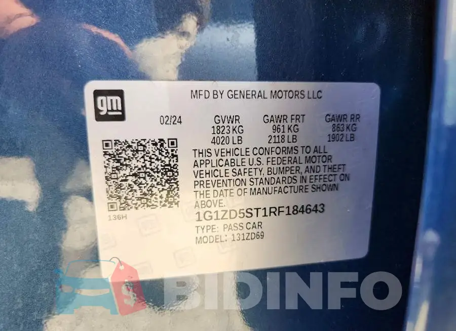 1G1ZD5ST1RF184643 Photo# 13