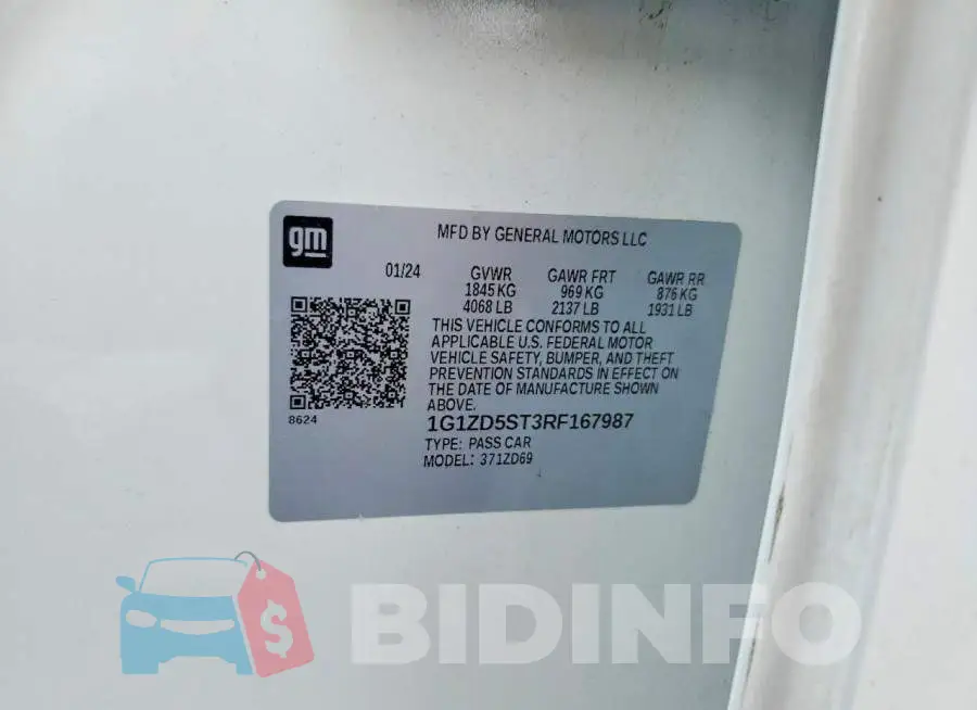 1G1ZD5ST3RF167987 Photo# 12