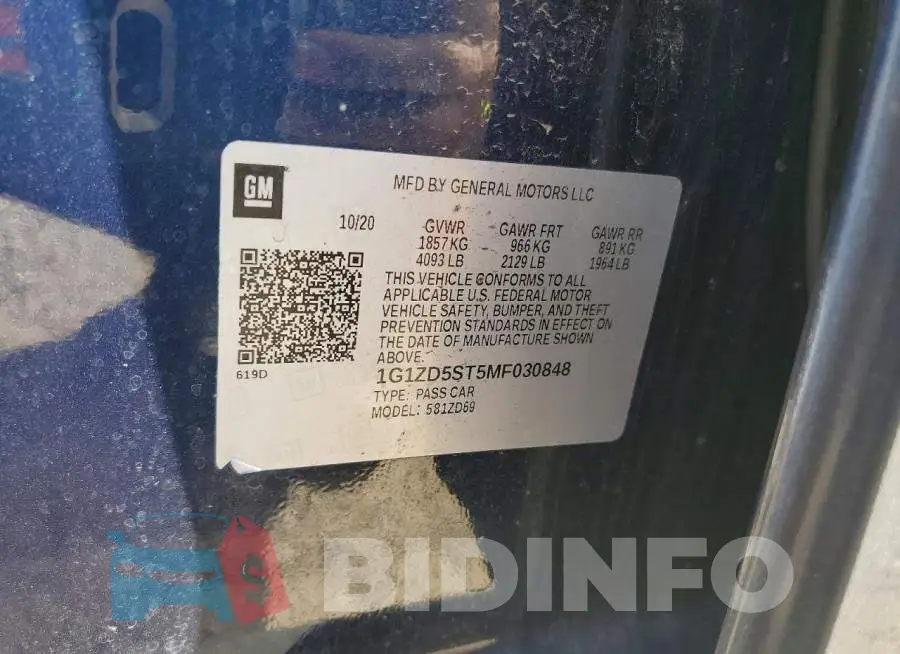 1G1ZD5ST5MF030848 Photo# 13