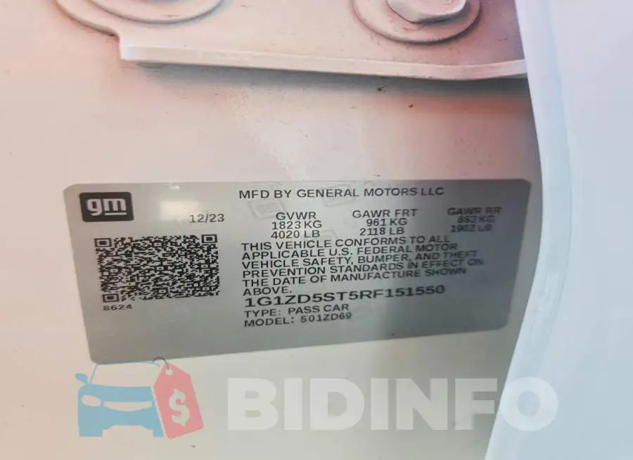 1G1ZD5ST5RF151550 Photo# 12