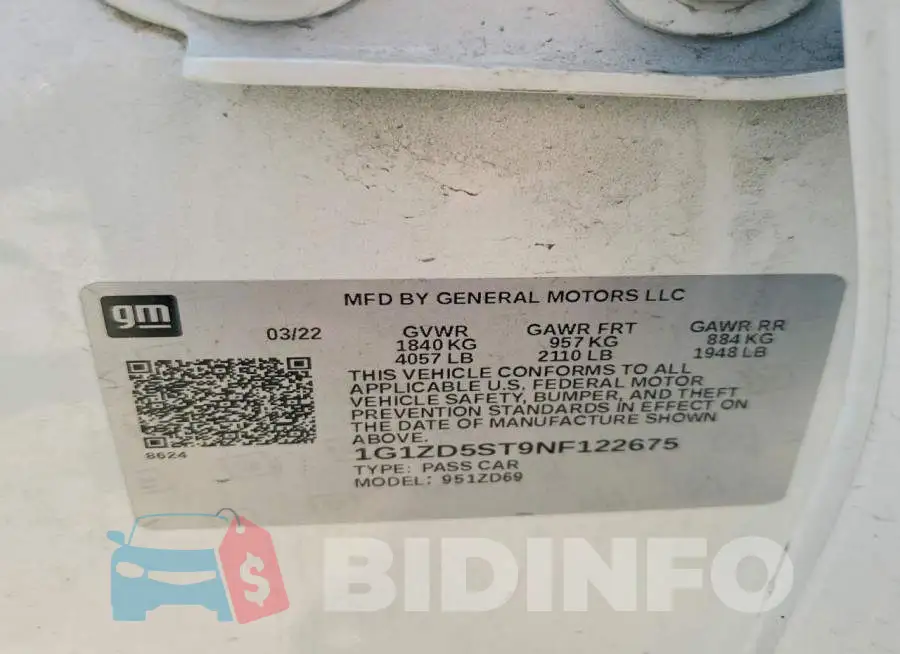 1G1ZD5ST9NF122675 Photo# 12