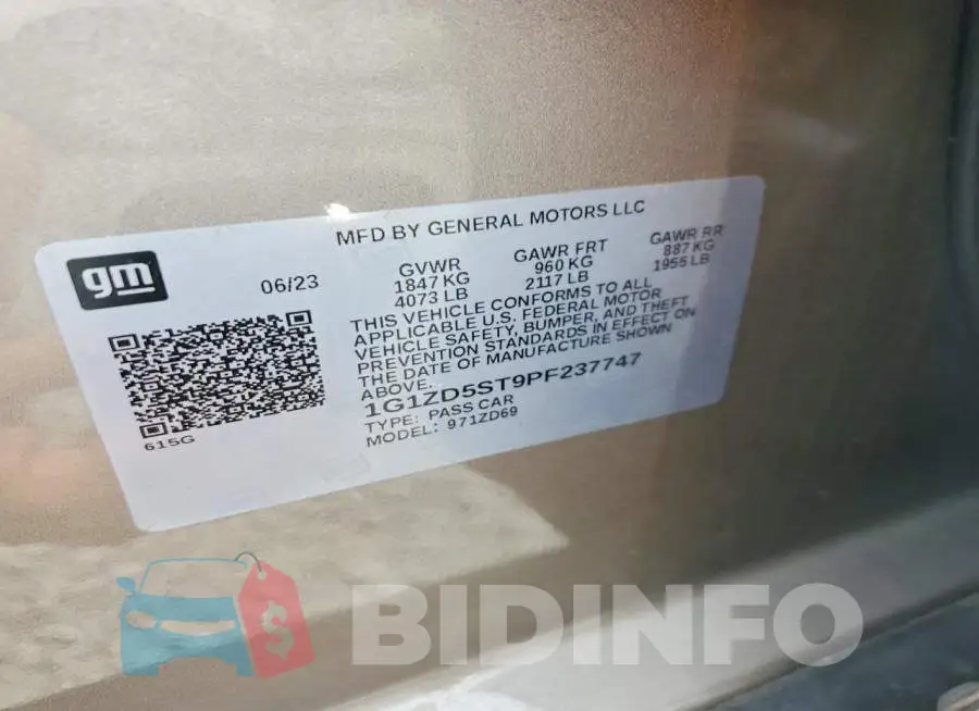 1G1ZD5ST9PF237747 Photo# 12