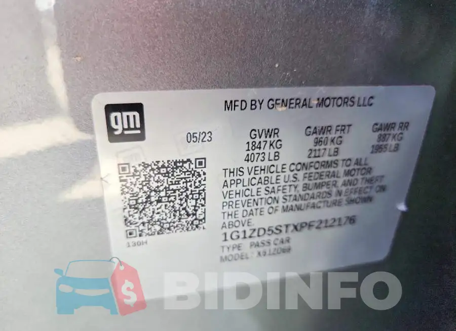 1G1ZD5STXPF212176 Photo# 12
