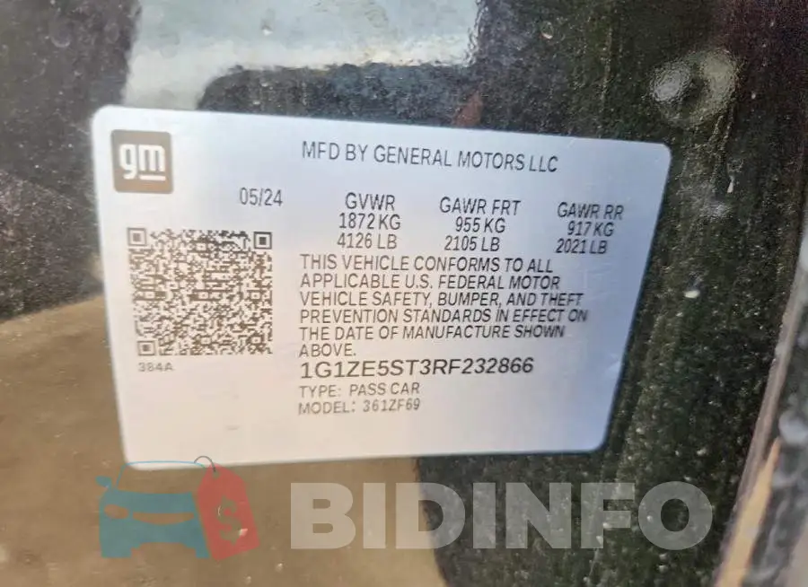 1G1ZE5ST3RF232866 Photo# 12