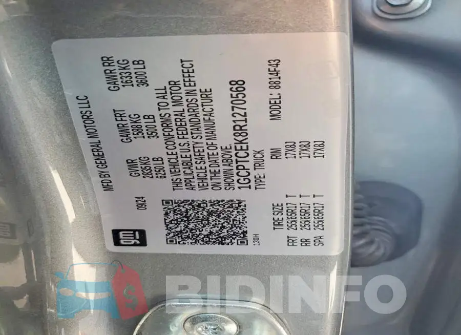 1GCPTCEK8R1270568 Photo# 13