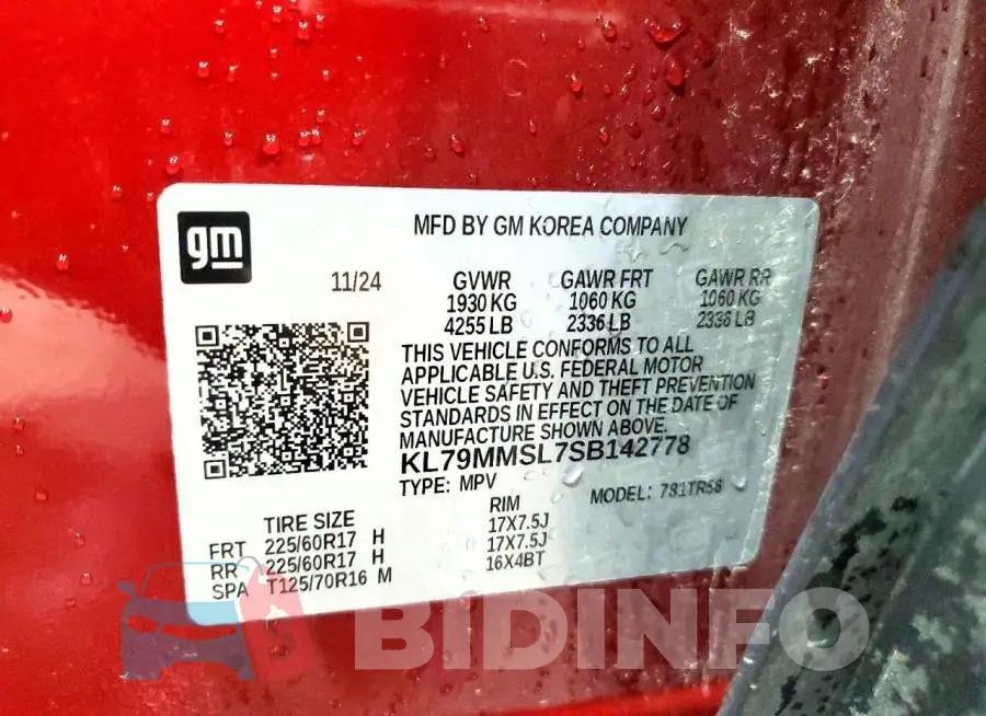 KL79MMSL7SB142778 Photo# 13