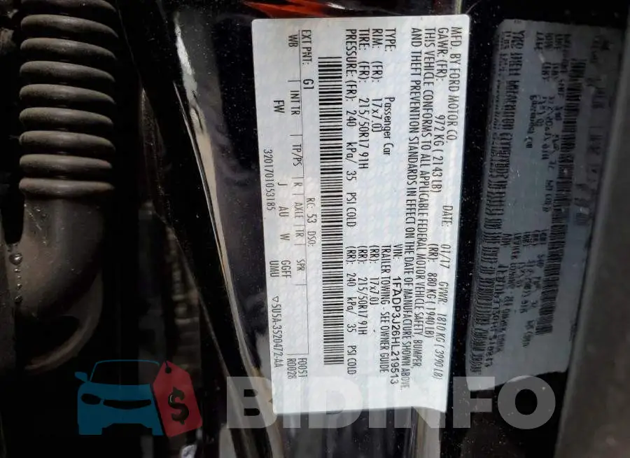 1FADP3J26HL219513 Photo# 12
