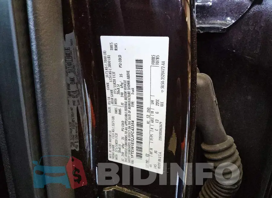 1FTEW1E52JFC43354 Photo# 12