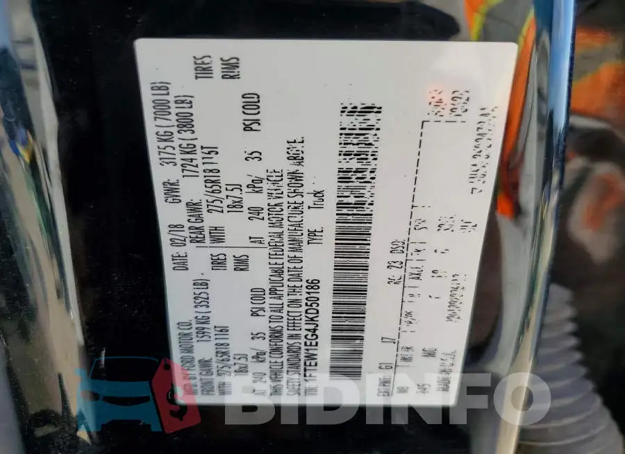1FTEW1EG4JKD50186 Photo# 12