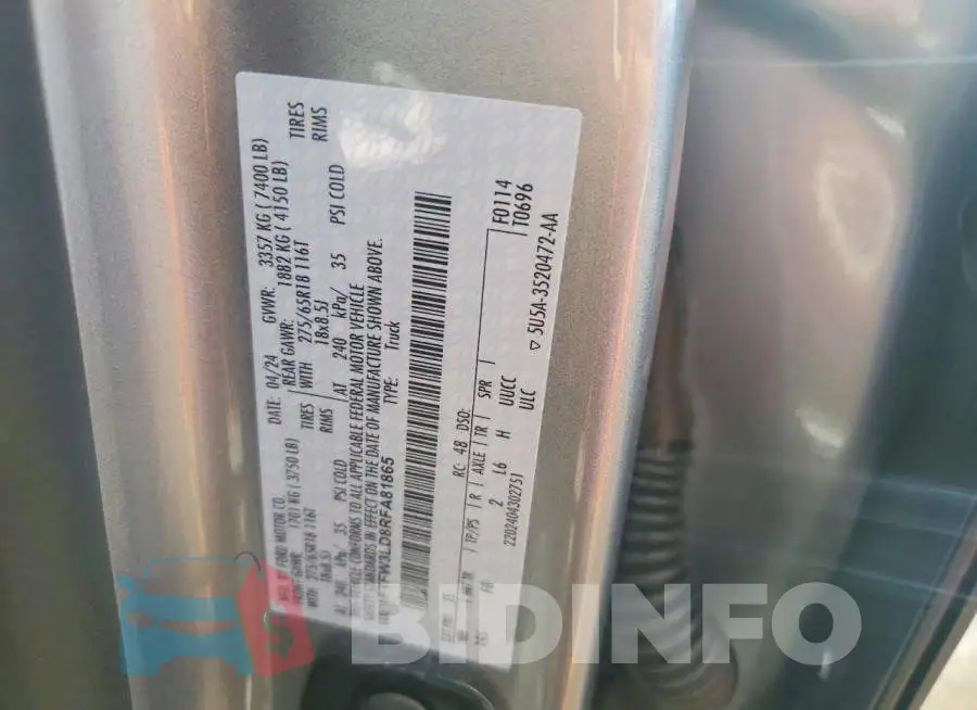 1FTFW3LD8RFA81865 Photo# 12