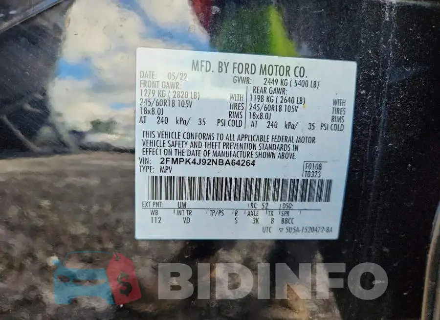 2FMPK4J92NBA64264 Photo# 14