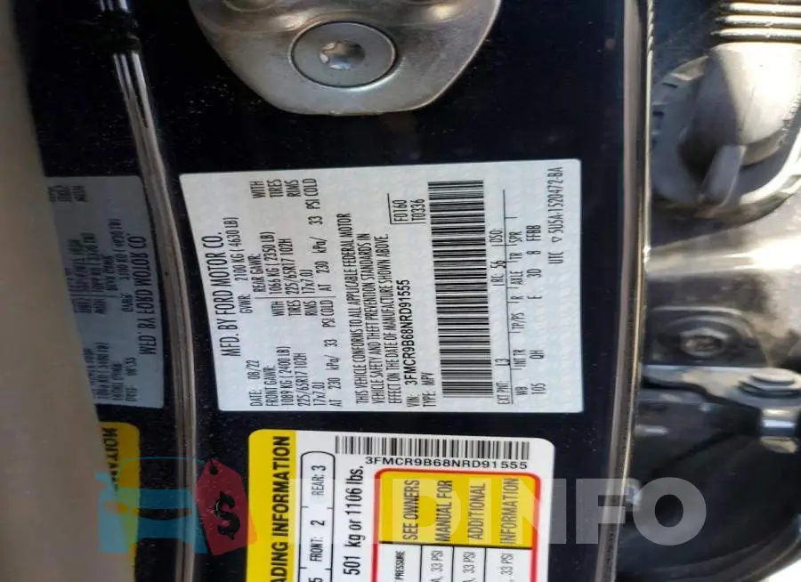 3FMCR9B68NRD91555 Photo# 13