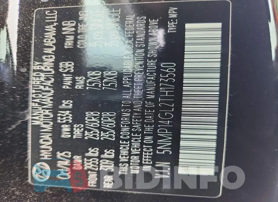 5NMP14GL2TH173560 Photo# 13
