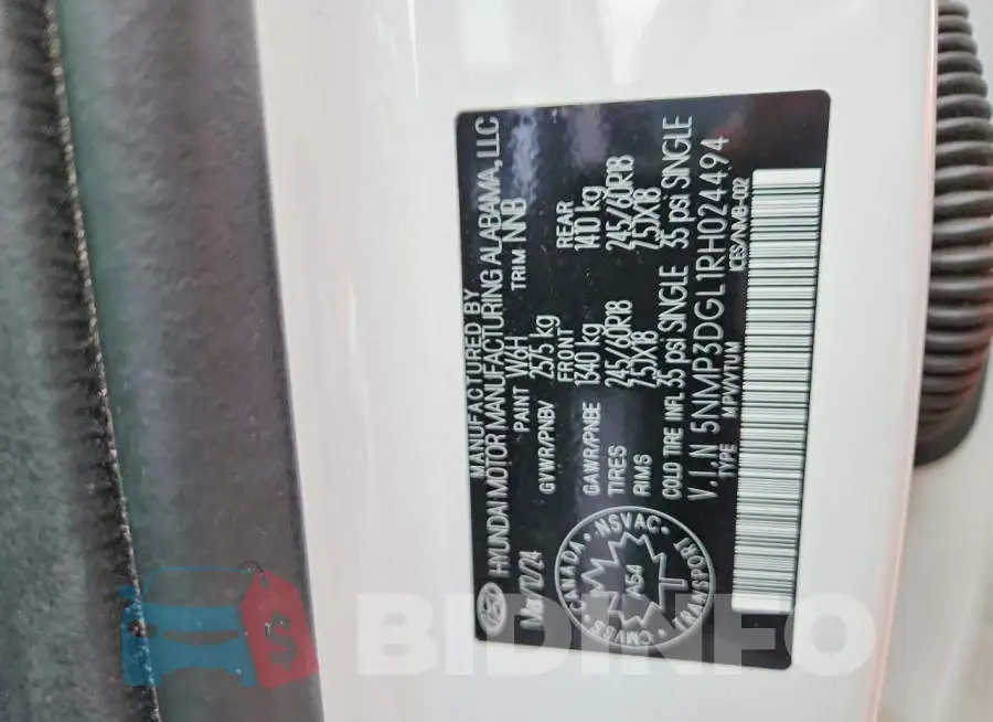 5NMP3DGL1RH024494 Photo# 13