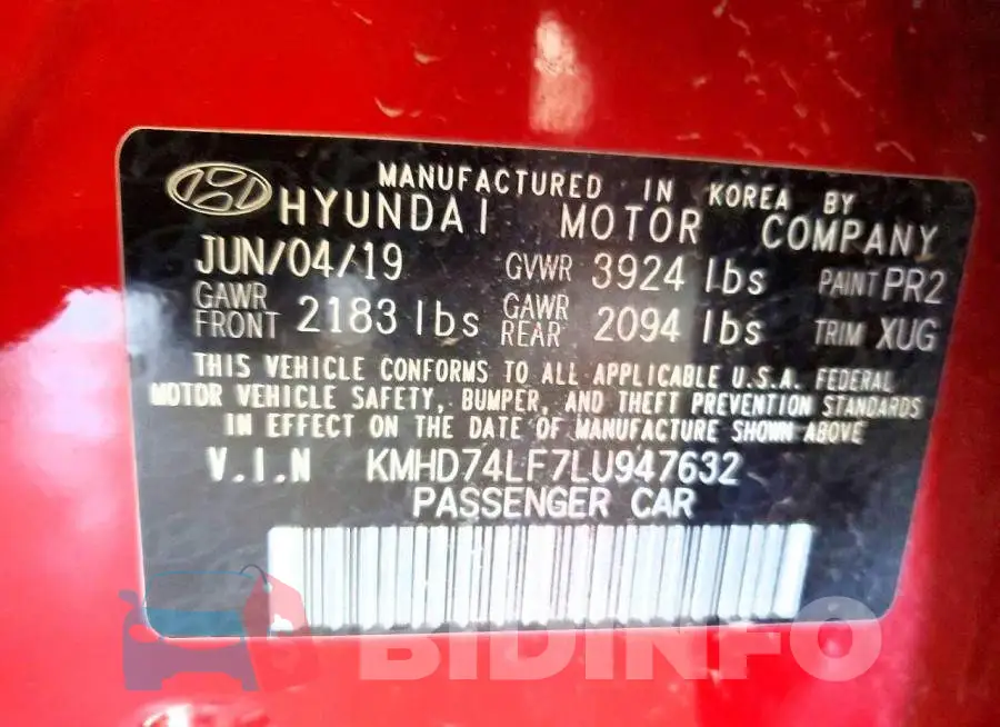 KMHD74LF7LU947632 Photo# 12