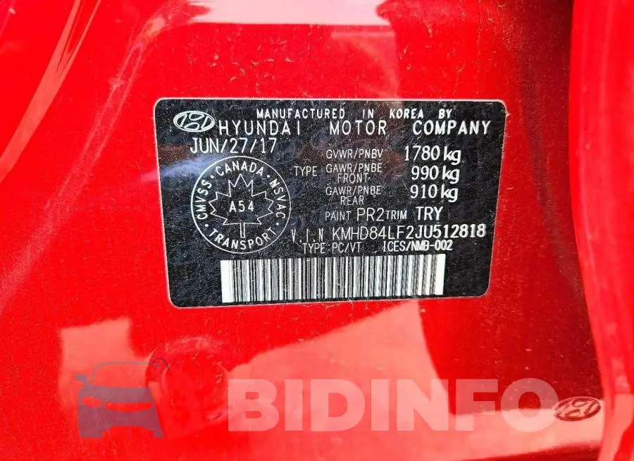 KMHD84LF2JU512818 Photo# 12