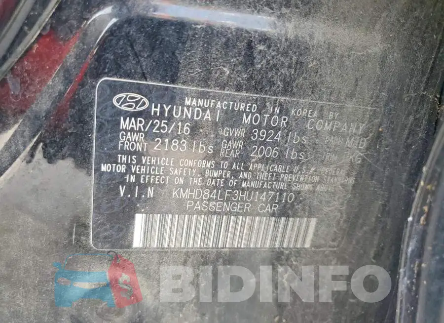 KMHD84LF3HU147110 Photo# 12