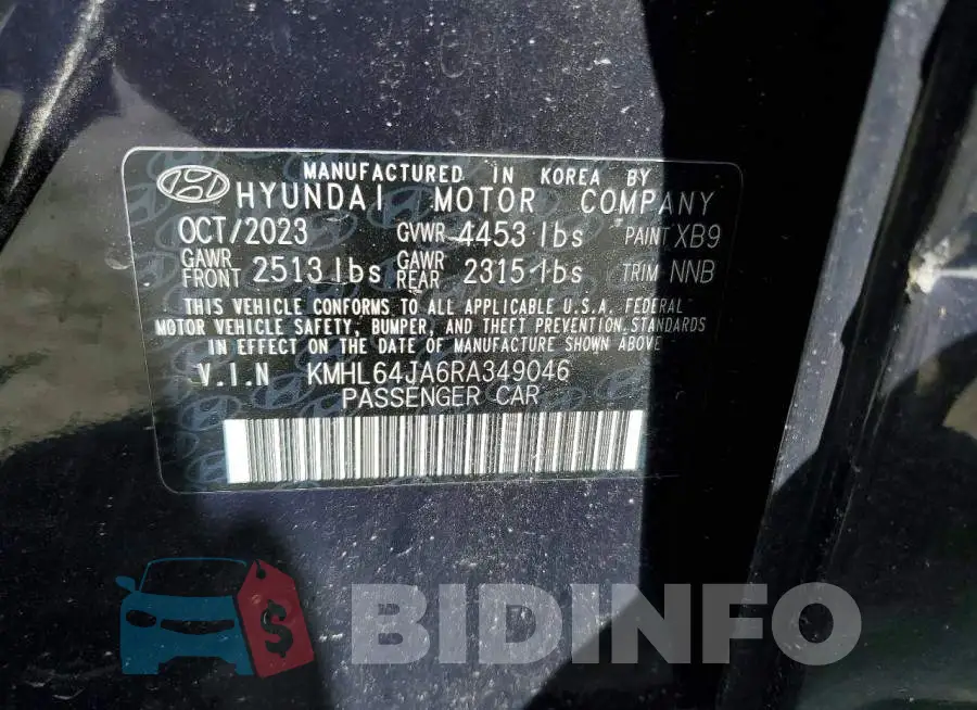 KMHL64JA6RA349046 Photo# 12