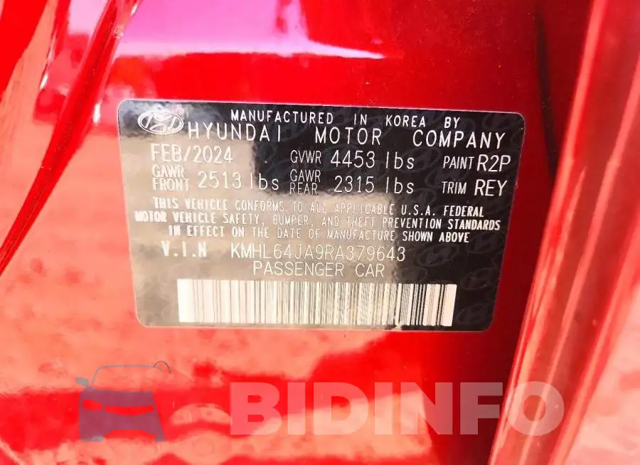 KMHL64JA9RA379643 Photo# 12