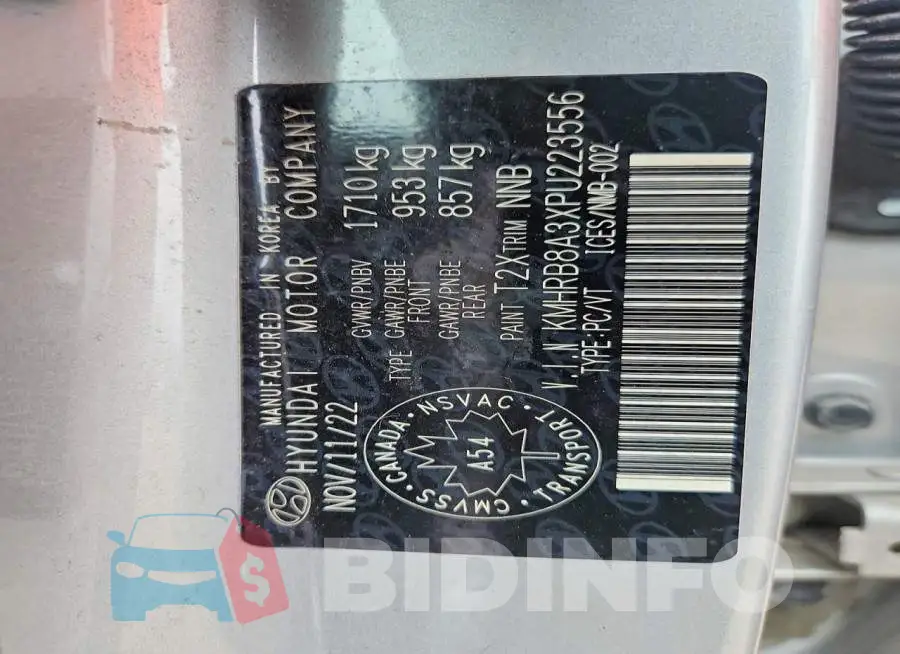 KMHRB8A3XPU223556 Photo# 12