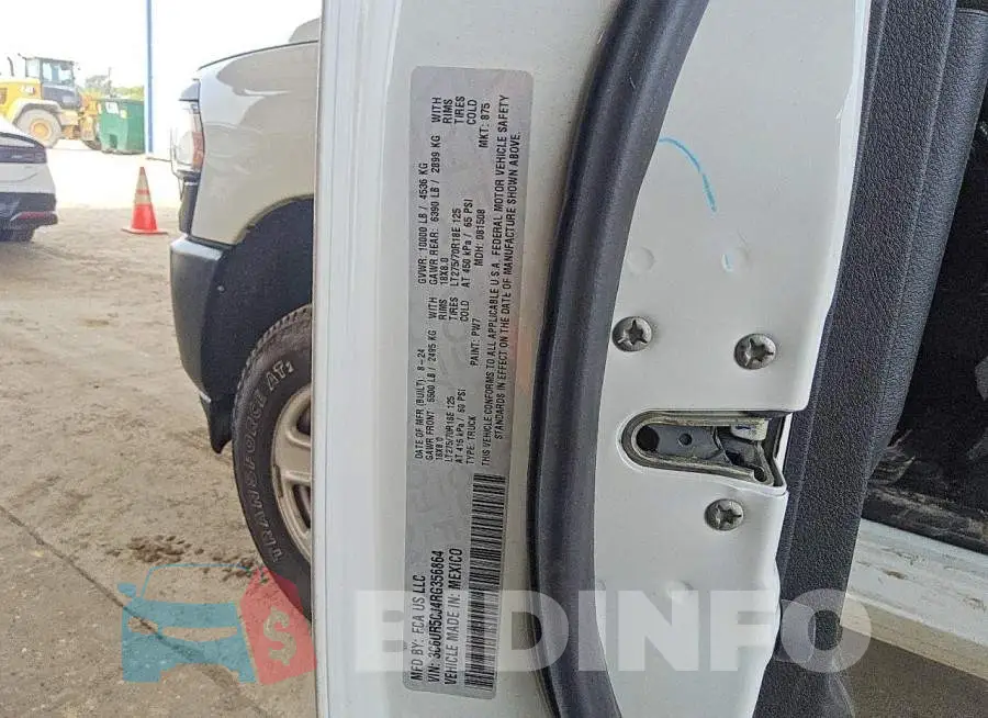 3C6UR5CJ4RG356864 Photo# 12